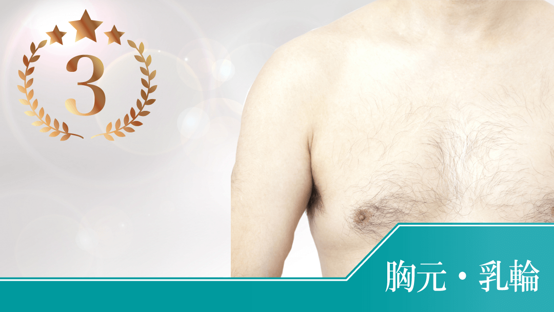 人気コースNo.3「胸毛」